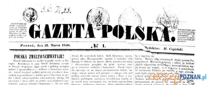 Gazeta Polska numer 1 Foto: Wielkopolska Biblioteka Cyfrowa