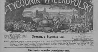 Tygodnik Wielkopolski nr1 1.01.1871